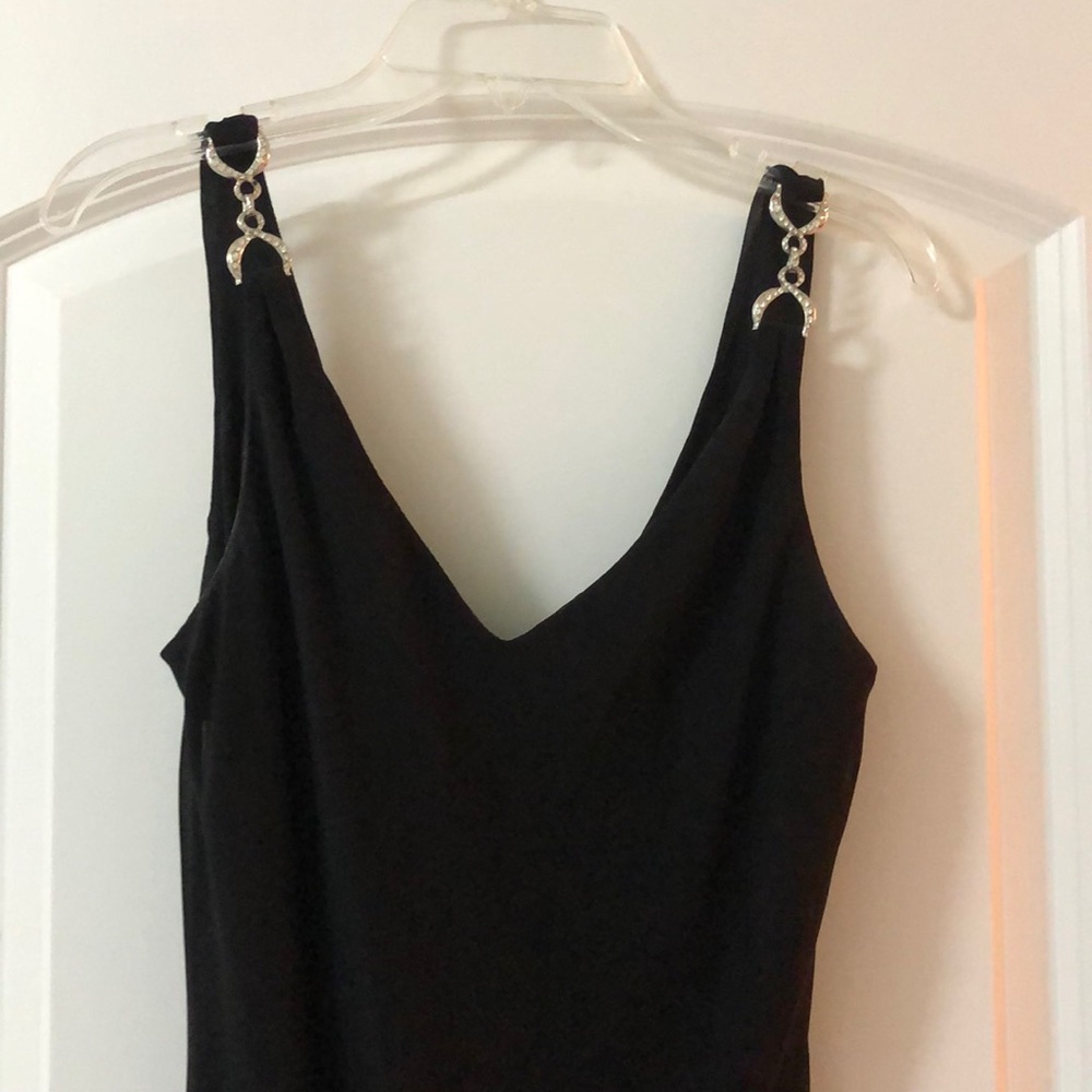 Black evening dress